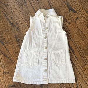 7 For All Mankind White Casual Kids Dress